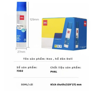 Keo lỏng trong suốt, không vón cục, an toàn cho trẻ em – Dán chắc, tiện lợi, dùng tốt cho văn phòng & học tập