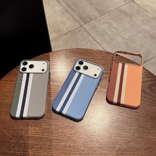[JLK] Ốp Điện Thoại Từ Tính Bằng Sợi Carbon Cho iPhone 17 Pro Max 17Air 16 15 14 Ốp Lưng Sạc Không Dây Vỏ Bảo Vệ Camera Hợp Kim