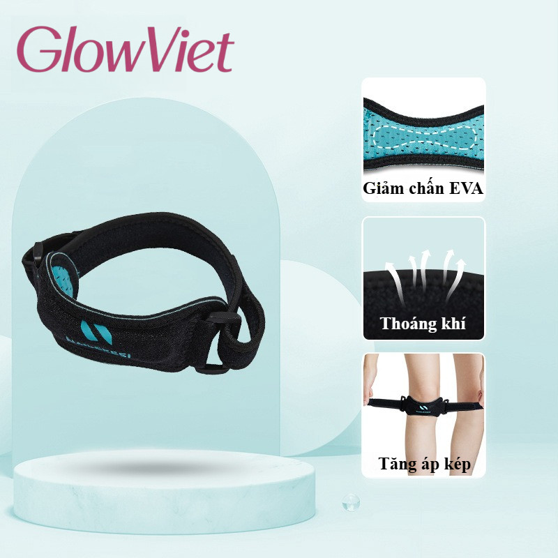 Đai Bảo Vệ Đầu Gối Thể Thao - Silicon Ôm Sát Xương Bánh Chè, Giảm Chấn Thương & Đau Khi Vận Động