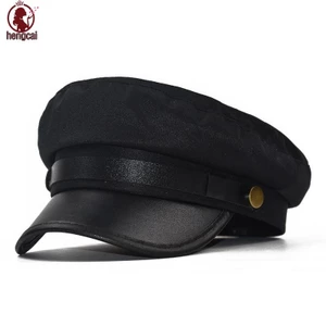 Mũ Thủy Thủ Da PU Phù Hợp Cho Mùa Thu Và Du Lịch