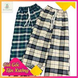 Sét Bộ Quần kẻ caro + mix áo phông form rộng tay lỡ -HELLO-