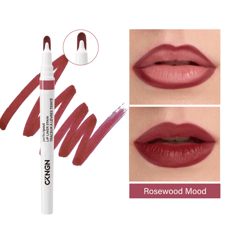 YW Sản phẩm Hot Lip Liner Chống thấm nước lâu dài Phác thảo hai trong một Lip Plump Lip Color