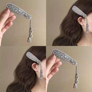 Kẹp tóc thiết kế hình trái tim với kim cương giả, phù hợp dùng hàng ngày ở nhà, văn phòng và ngoại thất