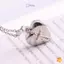 Mặt dây chuyền hỏa táng hình trái tim Thánh giá Urn Nelace cho tro tàn Trang sức Quà tặng mới