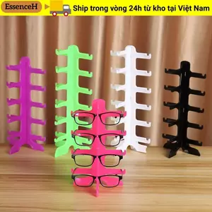 ESSENCEH Kính Mắt Hiển Thị Chân Đế Nhiều Màu Sắc Tiết Kiệm Không Gian Kệ Kính Mát Nhựa Giá Để Đồ