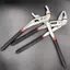 Cờ lê Qui hạng nặng SRVN 8 "/ 10" / 12 "Chrome Vanadi Kìm kẹp nước hàm có thể điều chỉnh Kìm sửa chữa hệ thống nước.