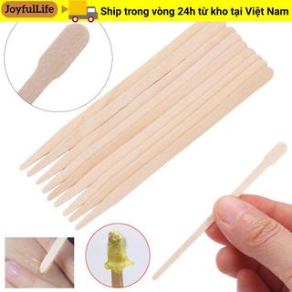 JOYFULLIFE Waxing Stick gỗ dùng một lần, kem tẩy lông mặt & lông mày, que tẩy lông