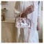 BeautifulHomeA Túi xách thạch PVC chống thấm nước trong suốt Túi đeo vai vuông trong suốt dành cho nữ Trường mua sắm hàng ngày VN