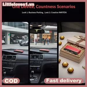 Littleloves1 Thẻ dừng đỗ xe tạm thời có biển số điện thoại Thiết kế chống trộm ẩn Liên hệ dễ dàng cho tài xế VN