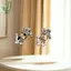 2 CÁI 20x7.3mm Vàng mờ / Cổ mạ bạc Miếng đệm hạt Hợp kim Mặt dây chuyền chuông Vajra cho phụ kiện làm đồ trang sức tự làm