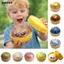 Đồ chơi Squishy bánh bao SMILE, Bun nhồi bông hấp mềm lấp lánh Squishy Pinch Le, với dụng cụ hấp có khả năng phục hồi chậm Fidget Bóp Công cụ thư giãn bột giải nén