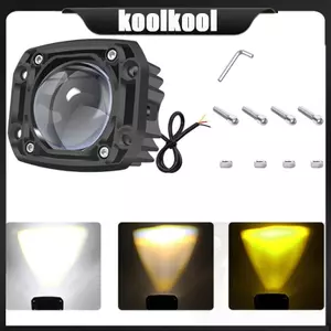 Đèn sương mù LED Kool cho ô tô Chức năng hai màu Trình điều khiển đường dài Sử dụng
