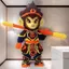 Ban Đầu Tròn Tương Thích Lego 70cm Khỉ Vua Đen Goku Khối Xây Dựng Đồ Chơi Lắp Ráp Mô Hình Trang Trí Xếp Hình