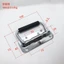 Tay cầm lò xo bằng thép không gỉ 304 Tay cầm di động Hộp công cụ Tay cầm có thể gập lại Hộp thiết bị công nghiệp Tay cầm OMQC