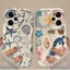 Màu Hoa Sinh Vật Biển Dành Cho Xiaomi POCO X5 X3 F6 M6 Pro X4 GT F4 15 Ultra Shell 3D Sóng Mềm Chống Sốc TPU Bảo Vệ Họa Tiết Silicon