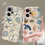 Ốp Lưng Sinh Vật Biển Hoa Màu Cho VIVO Y03 Y28S Y28 Y29 Y19S V30 Pro V30E Y36 Y27 Y100 Y31 Y31D Ốp Lưng 3D Sóng Chống Sốc Hoa Văn Bảo Vệ Silicon Mềm TPU