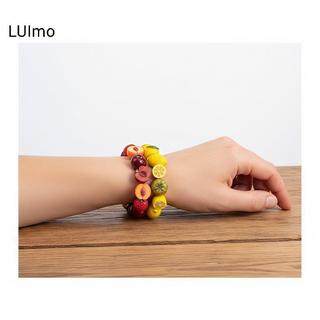 LUImo 5 Chiếc Nhiều Màu 3D Hình Trái Cây Rời Hạt Cho DIY Handmade Vòng Tay Móc Khóa Trang Sức Làm Thủ Công Cho Gia Đình Sử Dụng Trường Học SBS