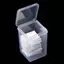 MAKY Cotton Swab Hộp Bảo Quản Móng Tay Nghệ Thuật Tẩy Khăn Giấy Cotton Miếng Móng Tay Nghệ Thuật Bụi Dụng Cụ Tẩy Miếng Lót Tổ Chức VN