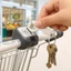 Móc khóa thẻ xe đẩy mua sắm bằng thép không gỉ - Phụ kiện trang trí ba lô - Dụng cụ mở chai - Đa chức năng, di động - Móc khóa mã thông báo siêu thị / Giao hàng miễn phí