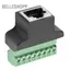 Belleshopp ZJchao 8 Pin Nữ Chuyển đổi Ethernet RJ45 sang Đầu vít Đầu nối Bộ chuyển đổi DVR kỹ thuật số CCTV Thích hợp cho Giao diện Mạng Tính năng: và