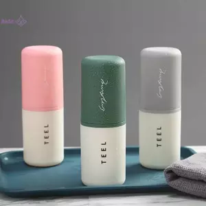 1 Hộp đựng bàn chải đánh răng di động Phụ kiện phòng tắm Hộp đựng kem đánh răng Du lịch ngoài trời Cắm trại Hộp đựng bàn chải đánh răng