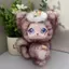 HK1 Thú Cưng Dễ Thương Gia Đình Lông Búp Bê Mặt Dây Chuyền Mini Sang Trọng Hình Túi Thời Trang Treo Trang Trí Món Quà Đáng Yêu KH1