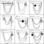 AqToCna Punk sel Hợp Thời Trang Thổ Cẩm Bướm Tình Yêu Hip-Hop Dây Xích Kẹp Giấy Dành Cho Nam Nữ Đa Năng Trang Sức Retro Quần Dây Xích Pin Phụ Kiện AqToCna