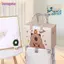 Túi du lịch nỉ BORAGETE Capybara, Túi Tote công suất lớn gấu trúc, Túi đeo vai hành lý Túi xách nữ cầm tay