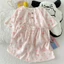 Đồ Ngủ Cotton Đám Mây Ngắn Tay Mùa Hè Kiểu Nóng