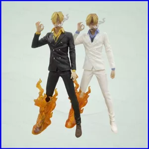 ONE PIECE Vinsmoke Sanji Nhân Vật Hành Động Đen Trắng Phù Hợp Với Anime Sưu Tập Đồ Chơi Mô Hình