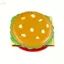 Túi Đựng Thẻ ID AWNGD, Túi Đựng Tiền Di Động Hình Burger Dễ Thương, Da PU Đa Năng Tiền Xu Ví Nam Nữ