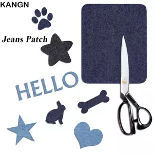 KANGN 4 / 12 CÁI Khuỷu Tay Đầu Gối Trang Phục Quần May Sắt-on