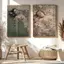 Retro Dưới Nước Ophelia Dream Lover Poster Không Khung Tranh Canvas Trang Trí Tường Nhà Thanh Lịch