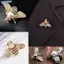 Bluelover Côn Trùng Series Thổ Cẩm Tinh Tế Ong Nhỏ Thổ Cẩm Pha Lê Kim Cương Giả Pin Trang Sức Mới