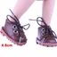 YICA 1 Đôi Giày Búp Bê, Giày Búp Bê Đế Cao Su 4,8Cm, Giày Thể Thao Búp Bê PU Vải Phong Cách Thường Ngày Cho Búp Bê Khoai Tây 24cm Mia DIY Doll Craft