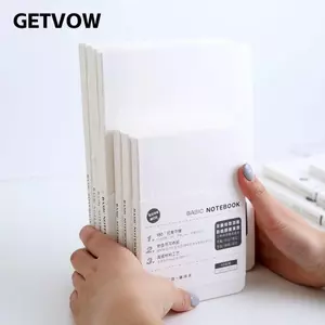 GETVOW Máy tính xách tay thay thế, Máy tính xách tay thay thế A5 a6 màu trắng, Giấy chất lượng cao Lưới ngang Máy tính xách tay trống Máy lập kế hoạch trang bên trong