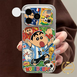 Ốp lưng tương thích cho iPhone 17 16 12 15 11 13 14 Pro Max 17 Air 14 Plus Phim hoạt hình sáng tạo Crayon Shin-chan No. 10 Hộp đựng nhãn dán tức thì