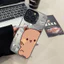 Ốp lưng iPhone họa tiết gấu IMD phù hợp cho iPhone 17 16 15 14 13 12 11 Pro Max Plus X Xr Xs Max 7 8 Plus