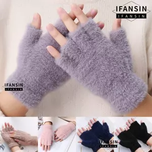 Găng tay nửa ngón FIN FANSIN Quà tặng ấm áp Găng tay không ngón Unisex