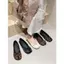 TT Ba Lê Chấm Bi Chia Ngón Chân Giày Nữ Slip-On Nơ Phẳng Xuân Hè Phong Cách Mới Satin Giày Móng Ngựa