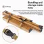 < WHPHous-t > Dây đeo buộc hành lý bằng Nylon 1,35m Dây buộc hàng hóa chống trượt bền bỉ để cắm trại Du lịch Bapa Bảo vệ đẹp
