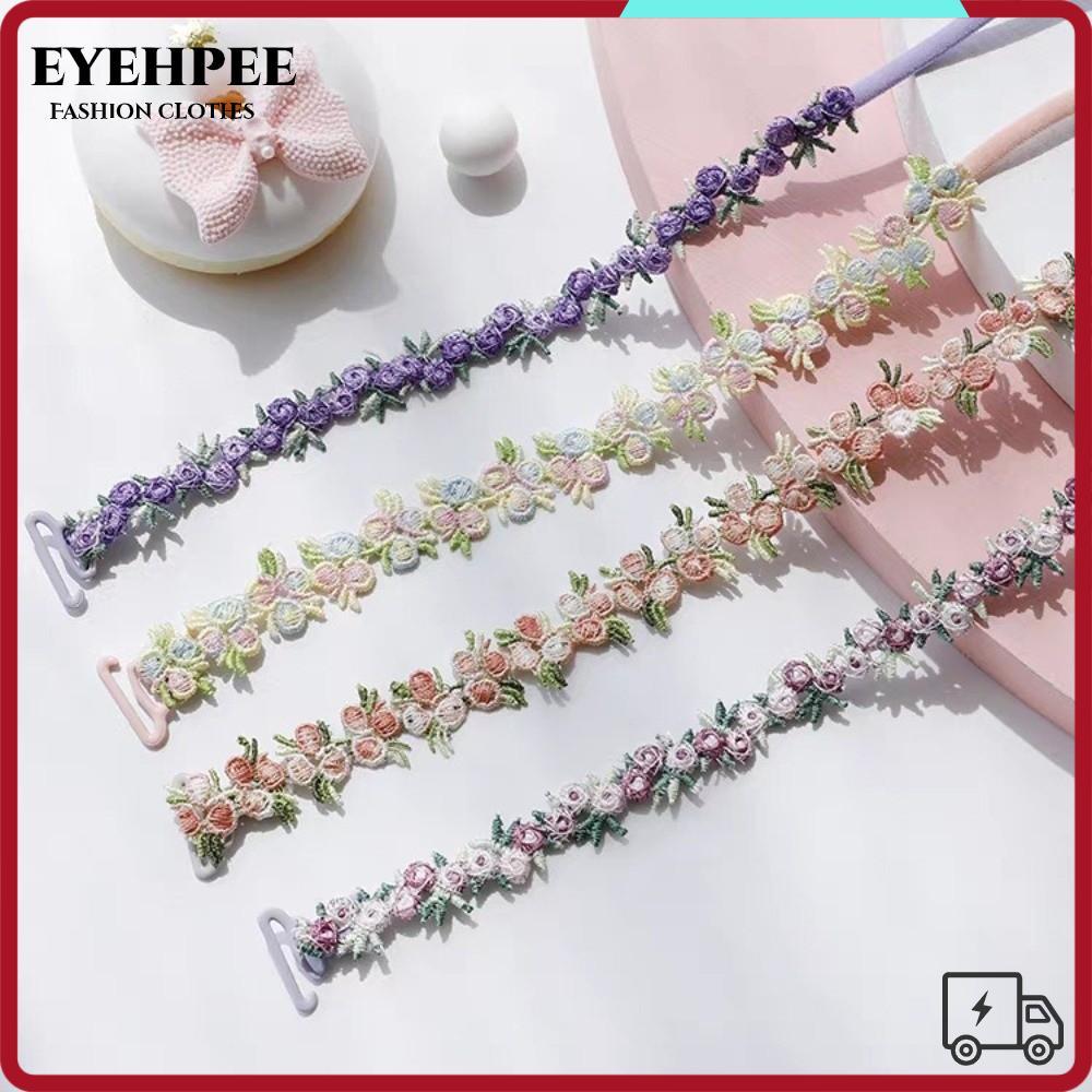 Dây Đeo Áo Ngực Hoa EYEHPEE | Dây Vai Chống Trượt Có Thể Tháo Rời & Điều Chỉnh | Polyester Co Giãn Mềm Mại Cho Váy Dự Tiệc Cưới