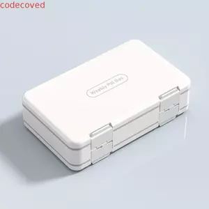 COCODECOVED 24 Lưới Tổ Chức Thuốc Hàng Tuần, Hộp Đựng Thuốc Có Thể Tháo Rời 7 Ngày, Dễ Dàng Mang Theo Chống Rò Rỉ Di Động BPA Free Pill Organizer Nhà Tổ Chức Tại Nhà