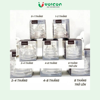 SET 2 NÚM TI SILICONE HÀN QUỐC MOTHER-K S/M/L/XL