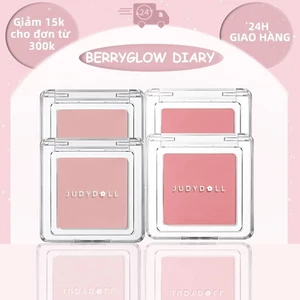 JUDYDOLL Blush Powder – Phấn Má Trang Điểm, Thiết Kế Nhỏ Gọn, Tiện Lợi