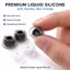 Đầu tai silicon lỏng - Đầu tai nghe thân thiện với da - dành cho Huawei FreeBuds Pro - Nắp tai nghe khử tiếng ồn - Phụ kiện thay thế tai nghe / Giao hàng miễn phí