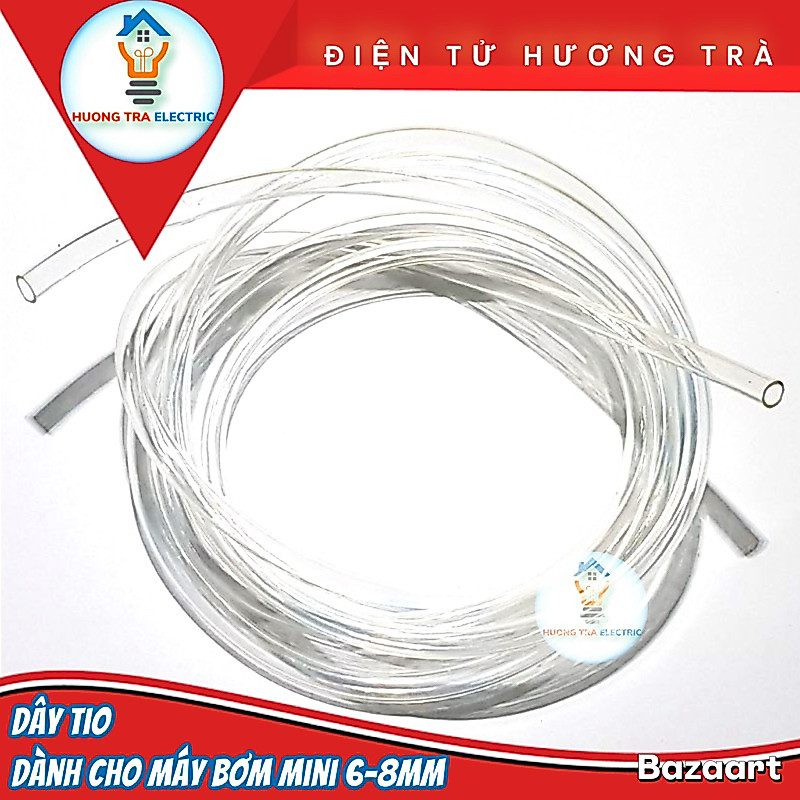 1 mét dây TIO cho máy bơm mini dùng cho bộ thực hành cảm biến độ ẩm đất, mạch rửa tay tự động, bể cá...