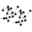 IFASIN 60 chiếc Đầu sửa chữa gót cao, Đệm gót chân & Cốc Pin Taps Dowel Lifts Mũ thay thế gót chân, Cần thiết 5 kích cỡ khác nhau Chân sửa chữa giày cho giày Stiletto