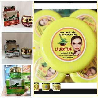 Kem Face Mặt Lá Lược Vàng Hủ Trần Vàng 6g Và Hủ Kiếng 15g 3 loại lựa chọn