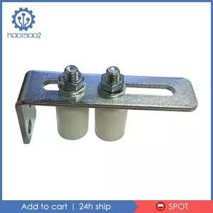 Con lăn cổng trượt, Con lăn trượt, Hệ thống cổng trượt, Con lăn đôi Nylon, Gắn hình chữ L ổn định, Lắp đặt dễ dàng cho cửa trước, Sân Fe